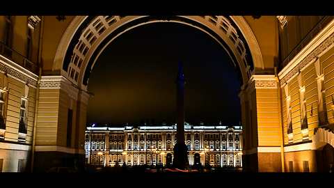 5,000 photographs used to create Saint Petersburg time lapse