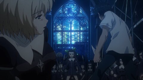 A Certain Magical Index II - surrounded by nuns