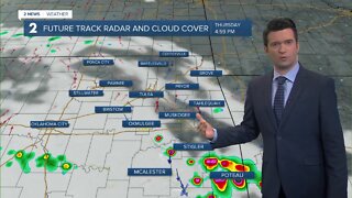 Chance for more showers Thursday