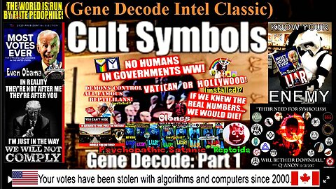 Cult Symbols - Gene Decode: Part 1. New Q! B2T Show Apr 30, 2020 (Intel Classic)