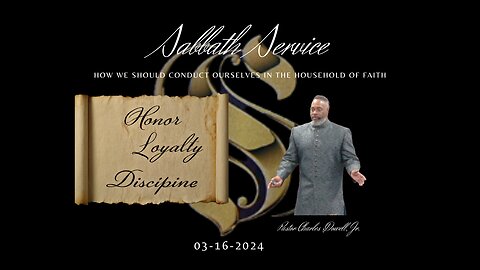 Sabbath Service 2024-03-16 | Discipline |