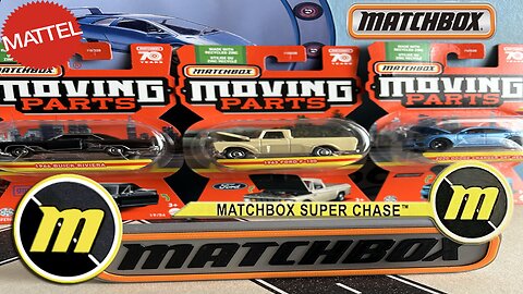 UNBOXING OF 2023 MATCHBOX MOVING PARTS D CASE - MIX 4