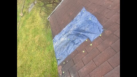 Emergency roof tarp !!!