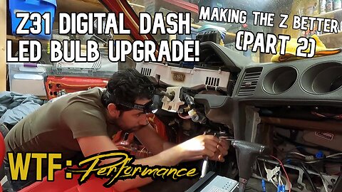 Z31 300ZX digital dash LED bulb upgrade