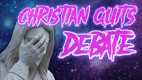 CHRISTIAN RAGE QUITS IN DEBATE AGAINST EXODUS PROJECT