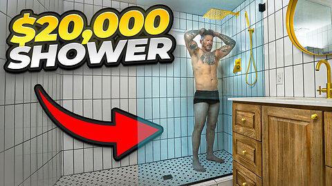 Building a $20,000 GIANT shower In Abandoned House.