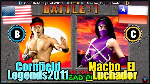Mortal Kombat 2 (CornfieldLegends2011 Vs. Macho_El_Luchador) [U.S.A. Vs. Chile]