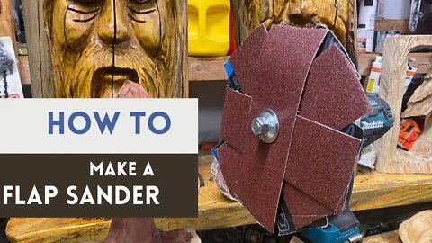 Diy FLAP SANDER for woodworking projects and carvings. Step by Step EASY, CHEAP
