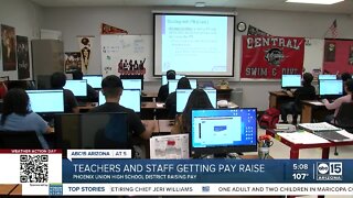 Teachers react to district-wide pay raise