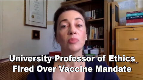 University Professor of Ethics Fired Over Vaccine Mandate
