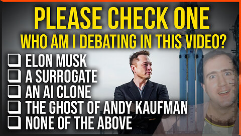 I Debated *not ELON MUSK!!! Dittmann Debate 1