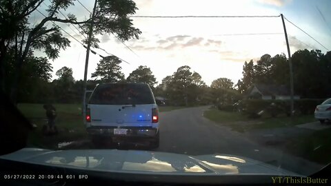 Dashcam captures driver hit Bethel police officer cruiser during chase