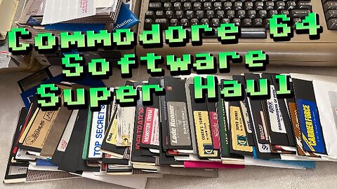 Commodore 64 Super Software Haul......