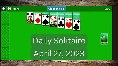 Daily Solitaire - 4/27/23