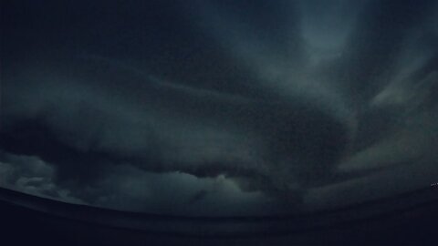 Time lapse footage captures beautiful prairie storm