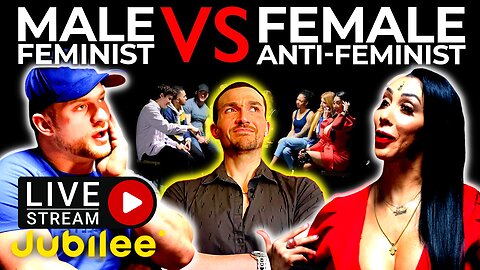 Male FEMINISTS Vs. Female Anti-FEMINISTS! Reacting to @jubilee Roundtable & Debate | DKS LIVE #5
