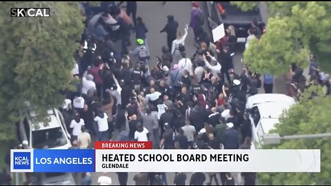 Armenian-Americans Fight With Antifa Members Outside California School Board Meeting