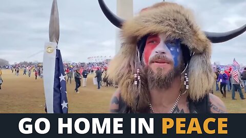 NEW FOOTAGE: "QAnon Shaman" Jacob Chansley Asked Everyone To Go Home On January 6th