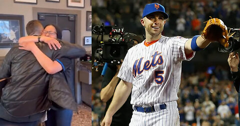 Former Mets Star David Wright Surprises Bartender Wearing His Jersey