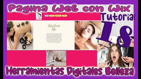 🆕 Crea tu Pagina Web para tu Spa con WIX ✅ Herramientas Digitales Belleza ✅ Tutorial 18