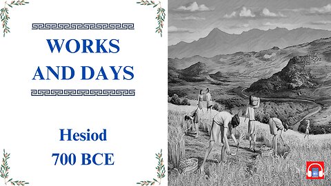 Hesiod's Works And Days Full Audiobook with Text, Illustrations | AudioBooks Dimension