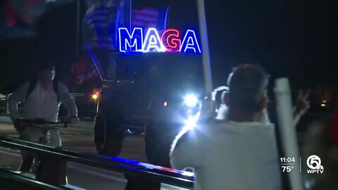 Trump supporters show up outside Mar-a-Lago as former president announces 2024 candidacy