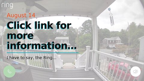 Click link for more information Ring Video Doorbell - 1080p HD video, improved motion detection...