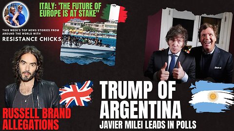 Trump of Argentina Javier Milei Leads in Polls; Russell Brand Allegations World News 9/17/23