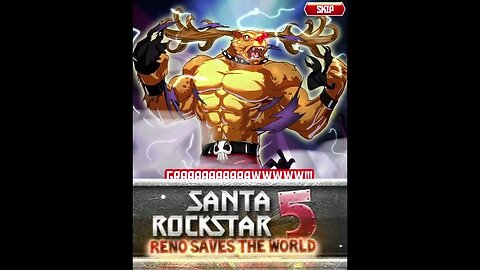 Santa Rockstar Metal Xmas 5 Reno Saves the World Intro #shorts #gaming #christmasgames #christmas