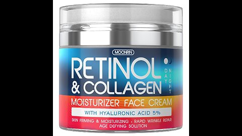 Retinol Cream for Face - Collagen and Retinol Moisturizer with Hyaluronic Acid,