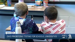 Ohio prioritizes testing for schools amid COVID surge