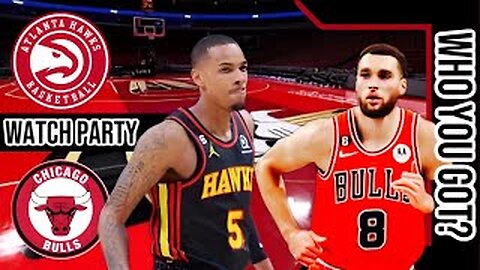 Atlanta Hawks vs Chicago Bulls | Live Play by Play/Watch Party Stream | NBA 2023 Game 74