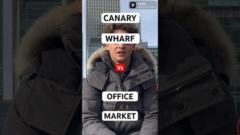 Will the OFFICE MARKET affect CANARY WHARF?! #shorts