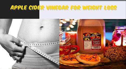 Magic Drink for Weight loss (Apple Cider Vinegar)