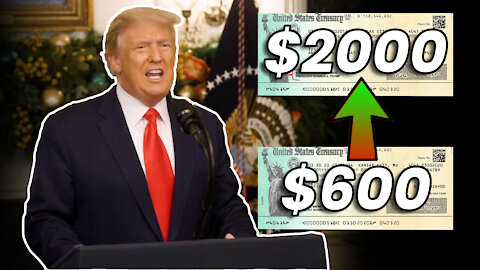 Trump BLOCKS Stimulus Bill, Demands $2000 STIMULUS CHECKS