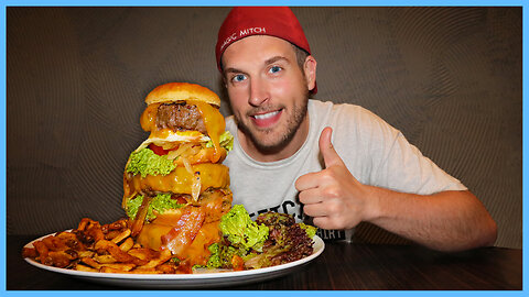 MY 2ND CHALLENGE TODAY | LITTLE DINER'S STACKED CHEESEBURGER CHALLENGE
