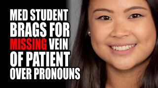 Med Student BRAGS about Missing Vein of Patient over Pronoun Joke
