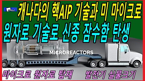 캐나다의 핵AIP 기술과 미 마이크로 원자로 기술로 신종 잠수함 탄생 가능성