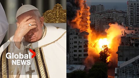 Pope prays for, urges “peace in Israel and Palestine” amid war triggered by Hamas offensive