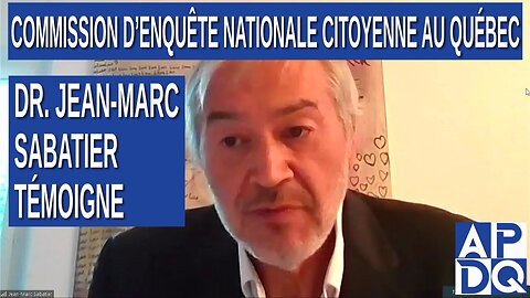 CeNC - Commission d’enquête nationale citoyenne - Jean-Marc Sabatier témoigne