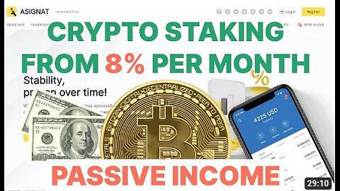 Long-term prospects from 2019, Passive income from 13% in the Asignat Fund