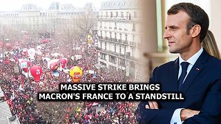 Massive Strike Brings Macron's France To A Standstill