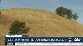 Report: California not meeting goal to overcome drought