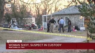Woman shot in the chest in southern Tulsa County