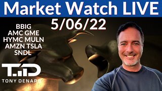 Market Watch Live 5-06-22 | Day Trading LIVE | Tony Denaro