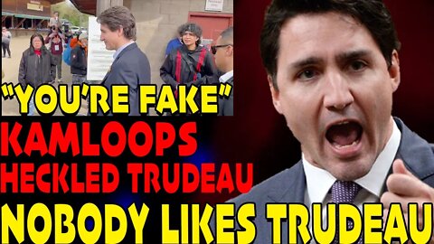 Trudeau Gets Heckled “You’re Fake”