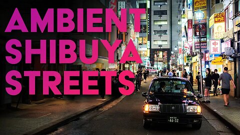 4K Walk in Shibuya, Tokyo with Street Photography & Ambient Sounds