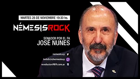 NÉMESIS ROCK - Con el Senador por el FA José Nunes, y el periodista Mauricio González [28.11.2023]