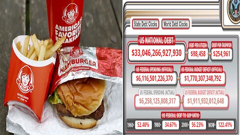 Burgers for 50 cents & U.S. national debt hits $33 trillion for the first time
