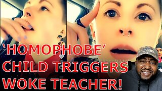 WOKE Non-Binary Teacher Almost Breaks Down In Tears Calling Student Homophobic For Misgendering Her